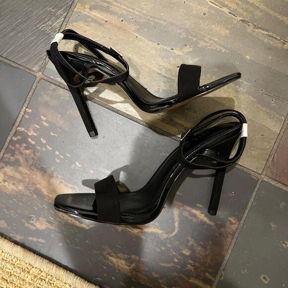 ASOS design nala black heeled sandals - Picture 5 of 7